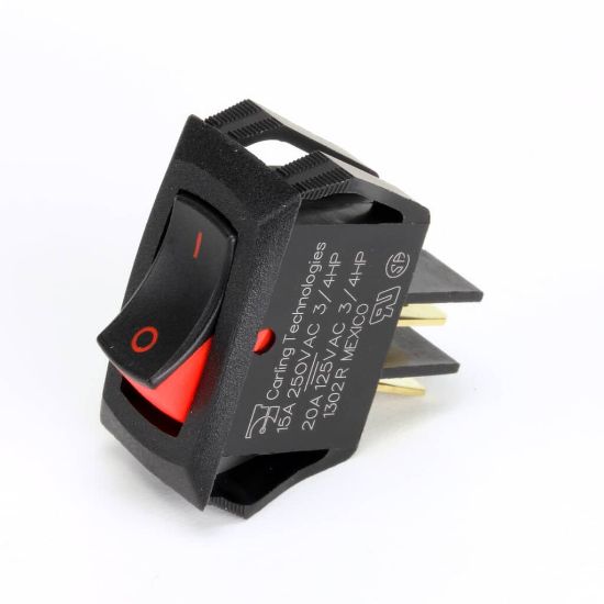 Picture of Delfield 2190154 Rocker Switch 9/16 X 1-1/8 Spst