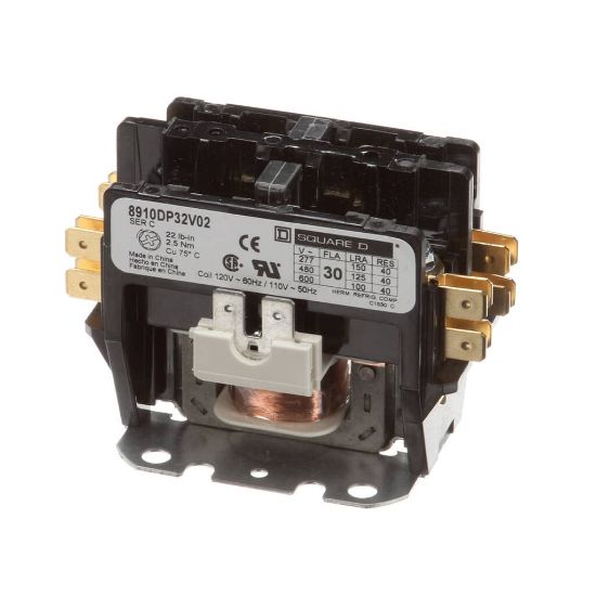 Picture of Delfield 2194974 Contactor 2 Pole 120V