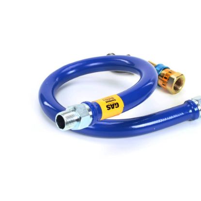 Picture of Dormont 16100BPQ48 1"" Dia., 48"" Blue Hose, Snapfast, 1 Elbo