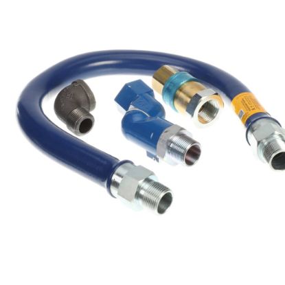 Picture of Dormont 16100BPQS36 1 Dia., 36 Blue Hose, Snapfast, Swivel M