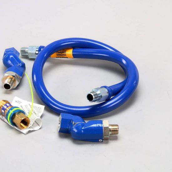 Picture of Dormont 1650BPQ2S48 1/2 Dia., 48 Blue Hose, Snapfast, 2 Swiv