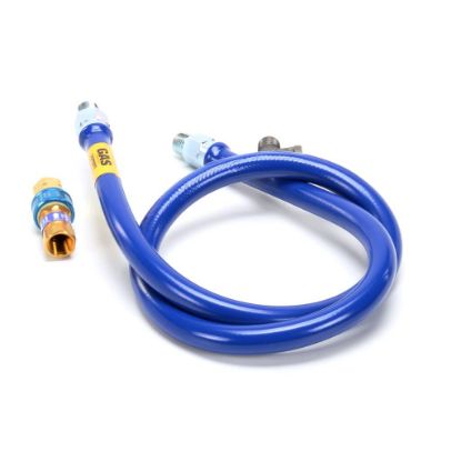 Picture of Dormont 1650BPQ60 1/2"" Dia., 60 Blue Hose, Snapfast, 1 Elb