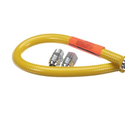 Picture of Dormont 1650NPFS24 Stationary Gas Connector, 1/2 Dia., 24 L