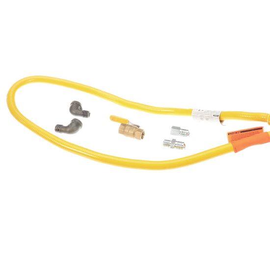 Picture of Dormont 1650NPKIT60 Stationary Gas Connector Kit, 1/2 Dia.,