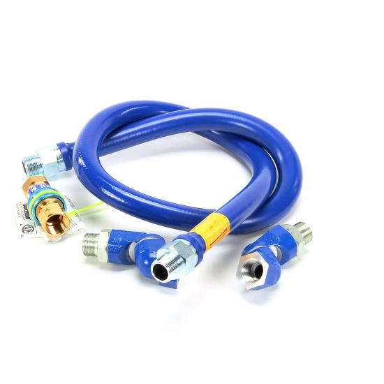 Picture of Dormont 1675BPQ2S60 3/4 Dia., 60 Blue Hose, Snapfast, 2 Swiv