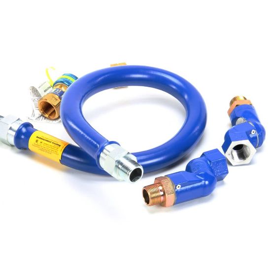 Picture of Dormont 1675BPQ2S36 3/4 Dia., 36 Blue Hose, Snapfast, 2 Swiv