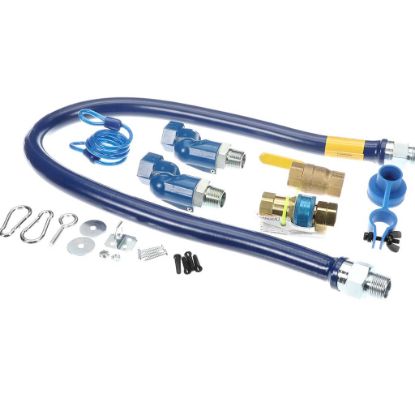 Picture of Dormont 1675KIT2S48 3/4 Dia., 48 Blue Hose, Snapfast, 2 Swiv