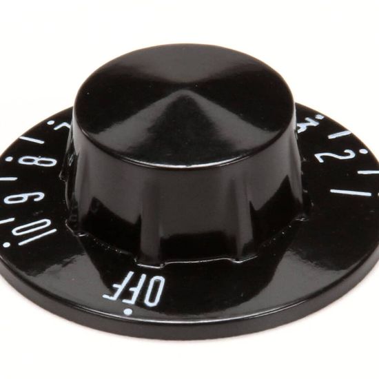 Picture of Duke 178525 Knob,z346207300 Black W/white