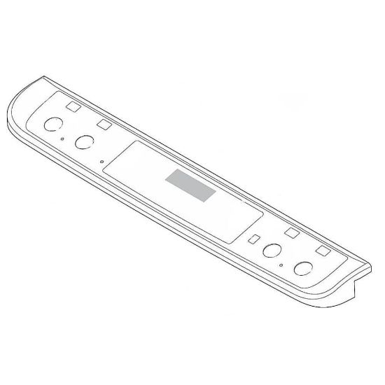 Picture of Electrolux 139059422 Panel Asmy,control,black/ss