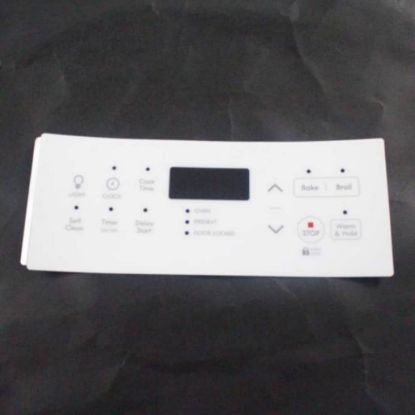 Picture of Electrolux 139091300 Overlay,control,white