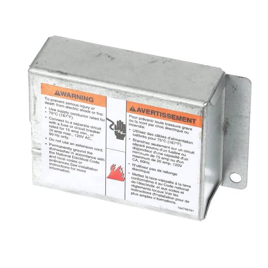 Picture of Electrolux 154758501 Cover,junction Box,w/label