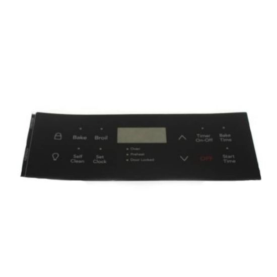 Picture of Electrolux 316419380 Overlay,eoc,black,es330