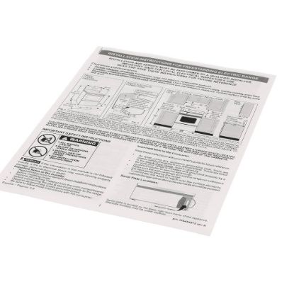 Picture of Electrolux 316454912 Installation Instructions