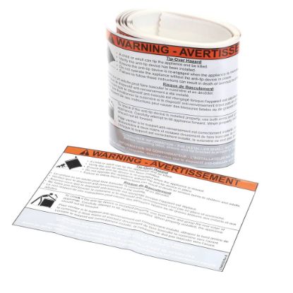 Picture of Electrolux 316483102 Label,anti-tip
