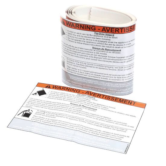Picture of Electrolux 316483102 Label,anti-tip