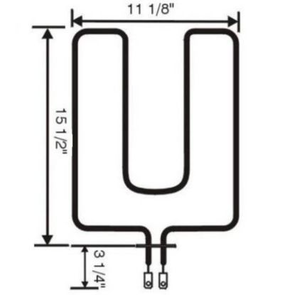 Picture of Electrolux 5303051140 Element,broil,2950 W
