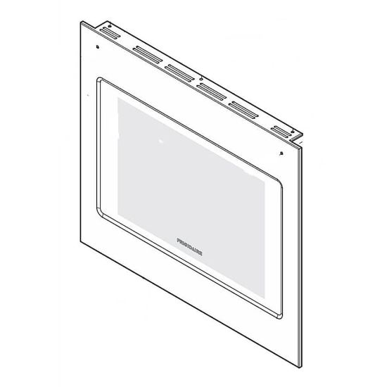 Picture of Electrolux 5304513045 Door Assembly,outer,steel/glas