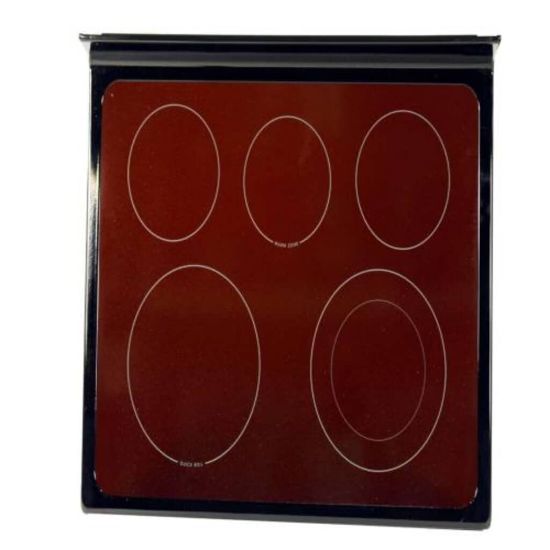 Picture of Electrolux 5304513835 Smoothtop,assembly,glass/steel