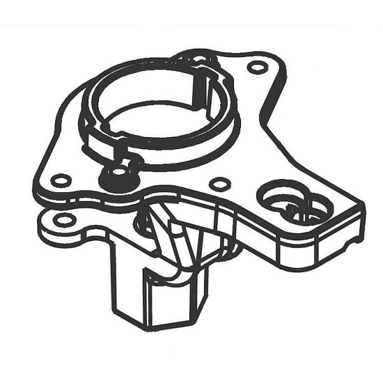 Picture of Electrolux 5304516457 Holder,orifice/ignitor,18k,w/n