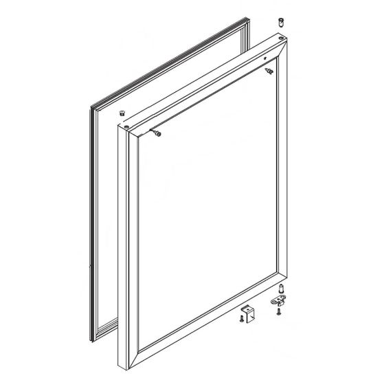 Picture of Electrolux 5304520278 Door Assembly,complete,w/glass