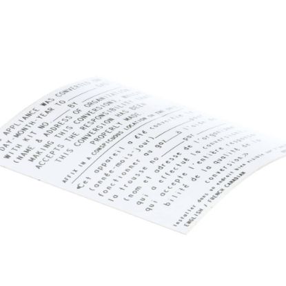 Picture of Frymaster 8022144 Label Conversion Date E Ng/fcan