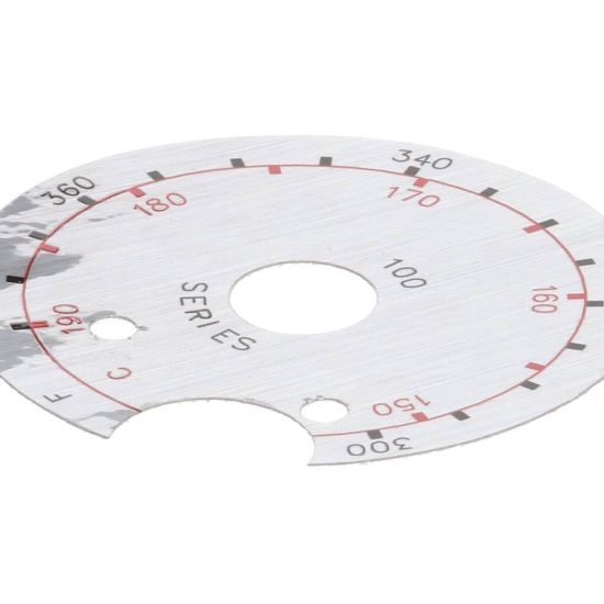 Picture of Frymaster 8021458 Label Dial Plate Notche D