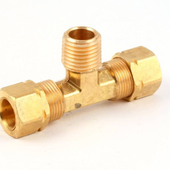 Picture of Frymaster 8130301 Mle 3/8X1/4nptx3/8 Tee Brass