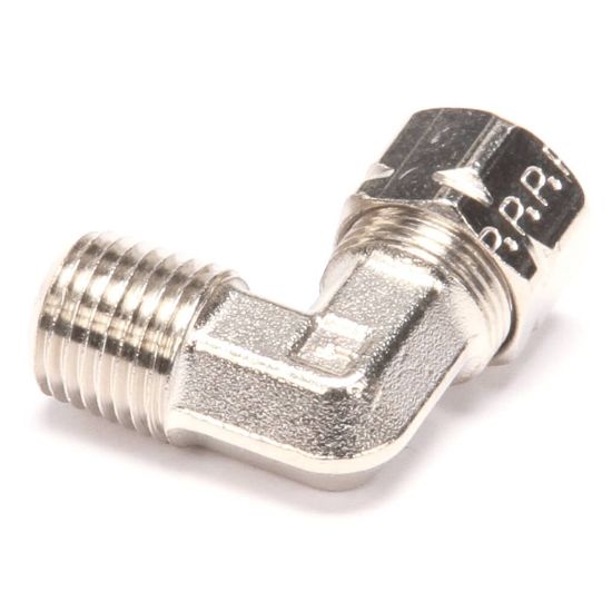 Picture of Frymaster 8130302 Elbow Mle 3/8Tbe To 1/4 Npt Brs