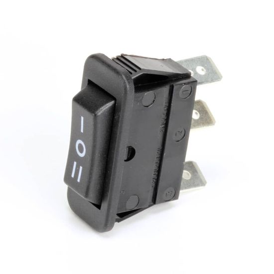 Picture of Garland 2630200 Switch On/off/on Black Rocker