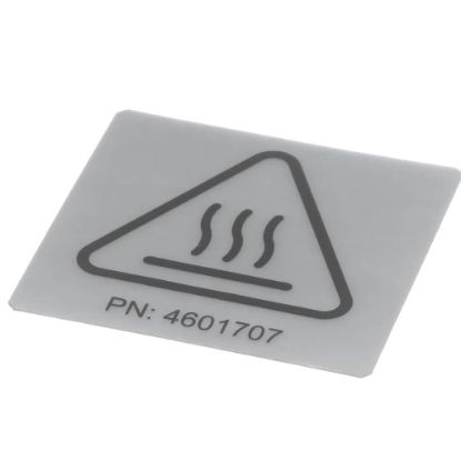 Picture of Garland 4601707 Label - Iso Caution Hot