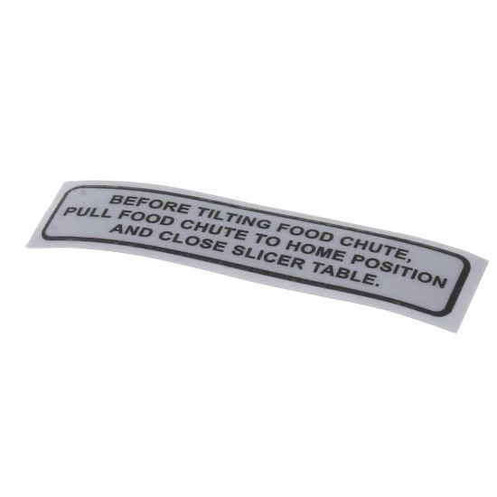 Picture of Globe 920196 Carriage Tilt Label