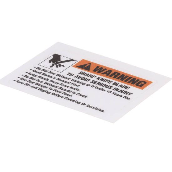 Picture of Globe M91022 Warning Label (C/g Series)
