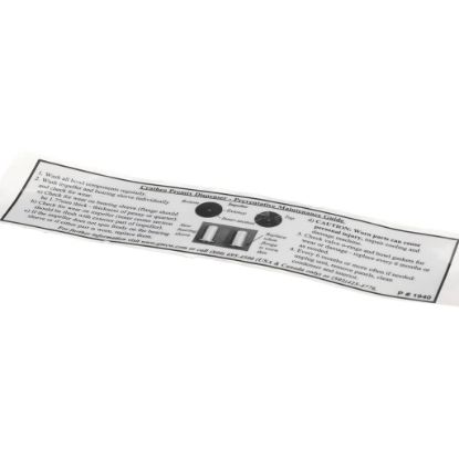 Picture of Grindmaster Cecilware 1940 Decal Maintenance Guide
