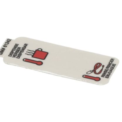 Picture of Grindmaster Cecilware 61242 Label Flush On/off