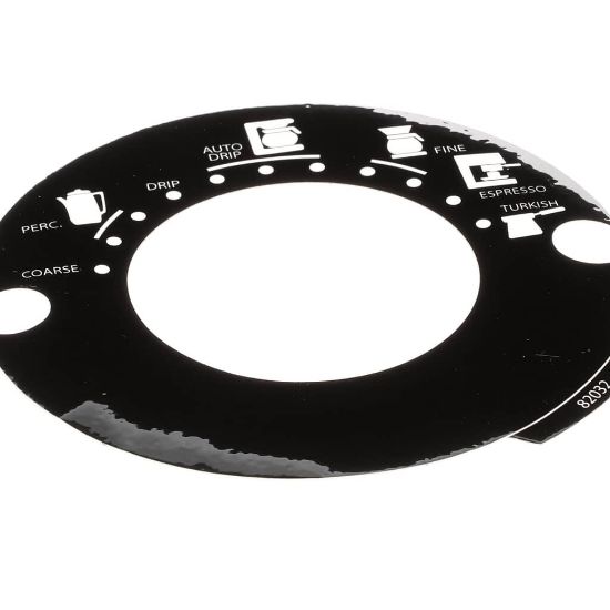 Picture of Grindmaster Cecilware 82032 Decal Grnd Sel 875 Blk