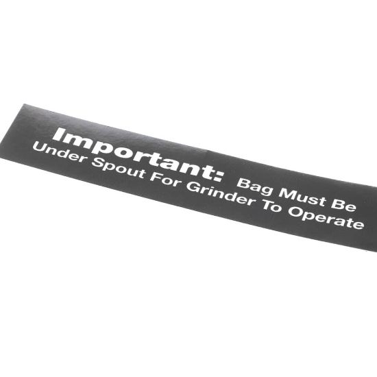 Picture of Grindmaster Cecilware 84967 Decal 800 Bag Under Spout