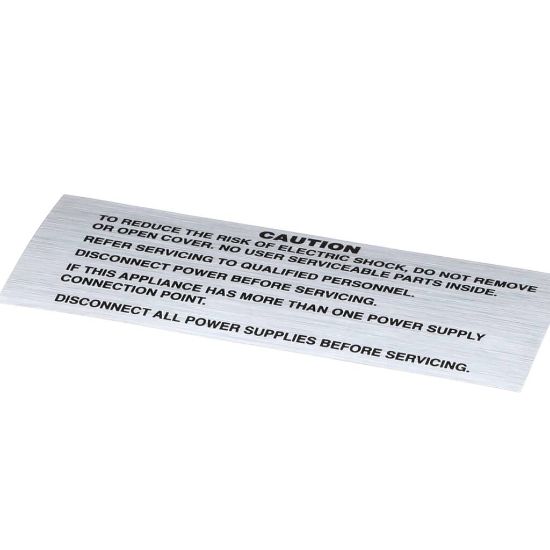Picture of Grindmaster Cecilware A101295 Decal Caution All Amw Equipme
