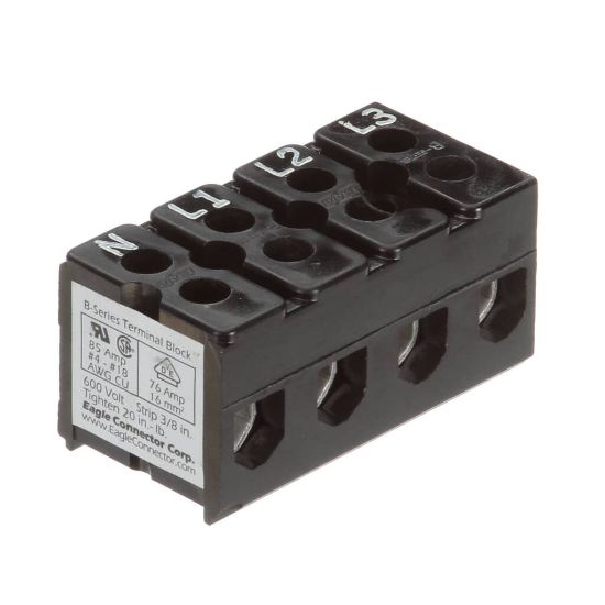 Picture of Grindmaster Cecilware A531-035 Terminal Block 4 Pos. 85 Amps 6