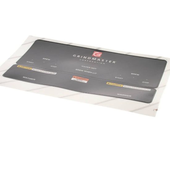 Picture of Grindmaster Cecilware A546-129 P-400 Control Panel Overlay Black
