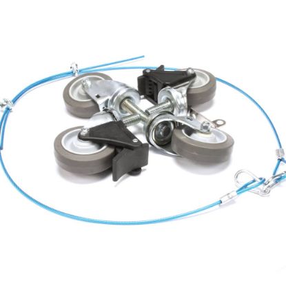Picture of Groen 146354 Casters (4 Each: 2 Lock Ing 2 Non-locking)