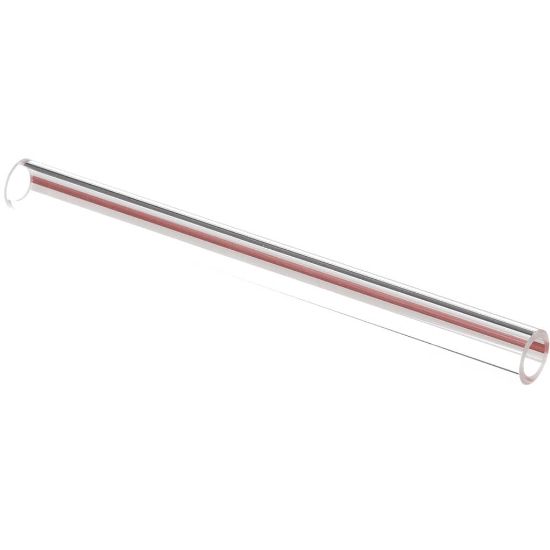 Picture of Groen Z002987 Tube Glass-red & White Stripe