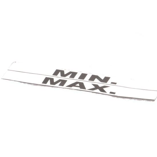 Picture of Groen Z000558 Label Maximum & Minimum