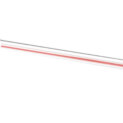 Picture of Groen Z009752 Tube Glass-red & White Stripe
