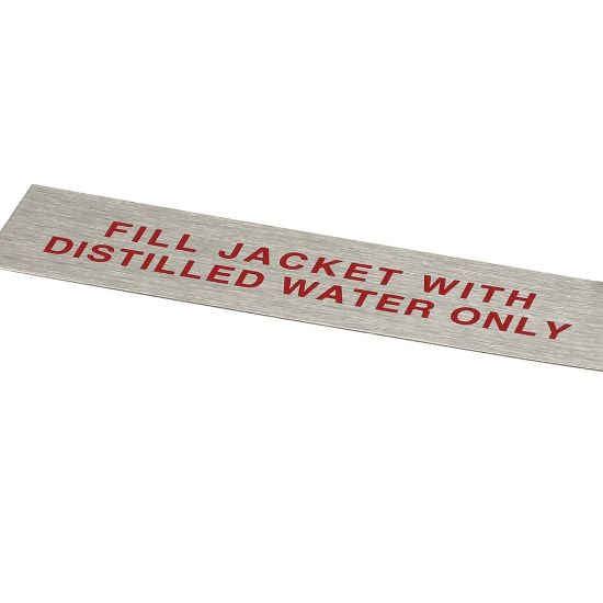 Picture of Groen Z026450 Label Distilled Water
