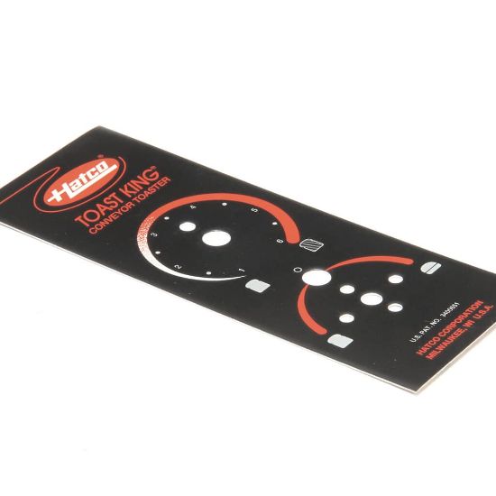 Picture of Hatco 07.01.217.00 Control Plate,tk,toast & Buns