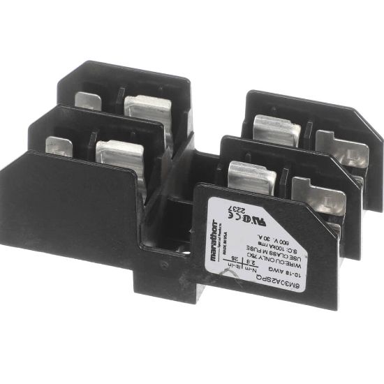 Picture of Heatcraft 22511001 Fuseblock 30 Amp 2 Pole 600V Midget