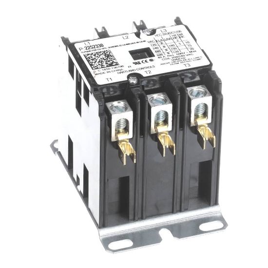 Picture of Heatcraft 2252330 Contactor Open 30 Amp 3 Pole 208-240V