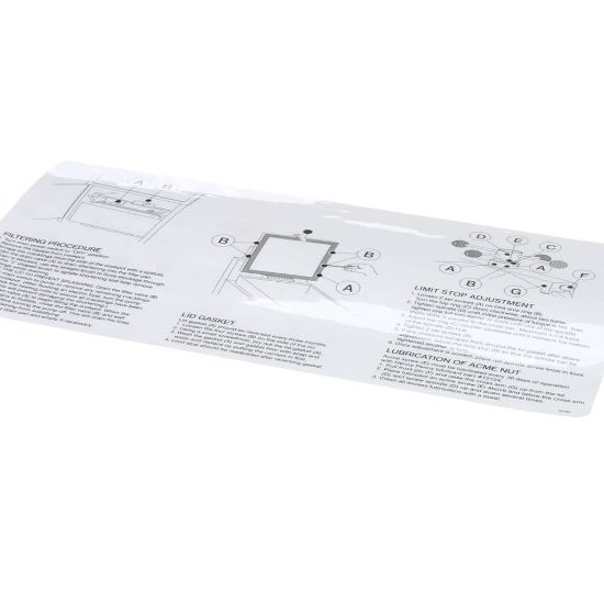Picture of Henny Penny 16182 Label-filter Instruction