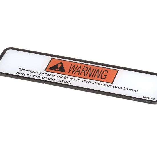 Picture of Henny Penny 168576 Label-danger Shortening-evol