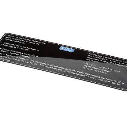 Picture of Henny Penny 168573 Acrylic Label